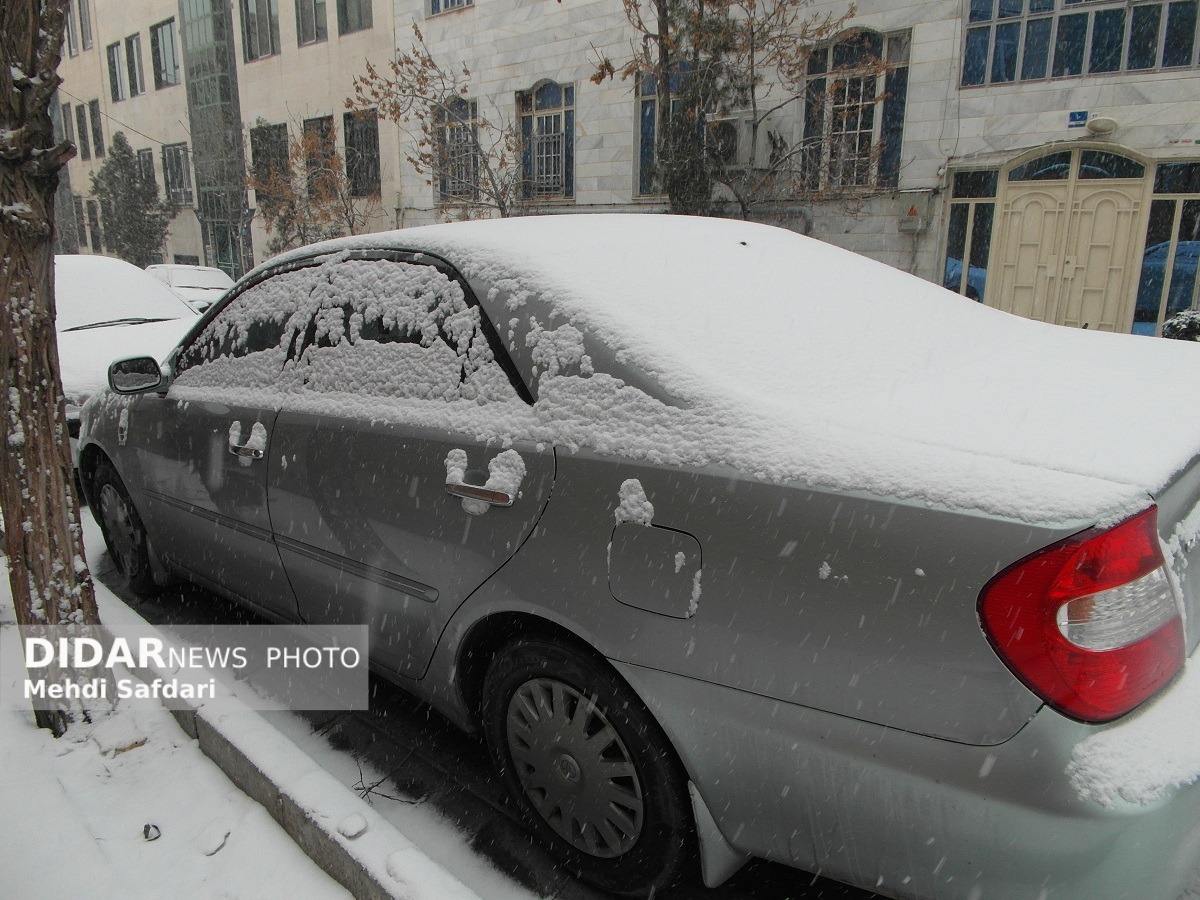 برف و کولاک ۲۴ ساعته در تهران