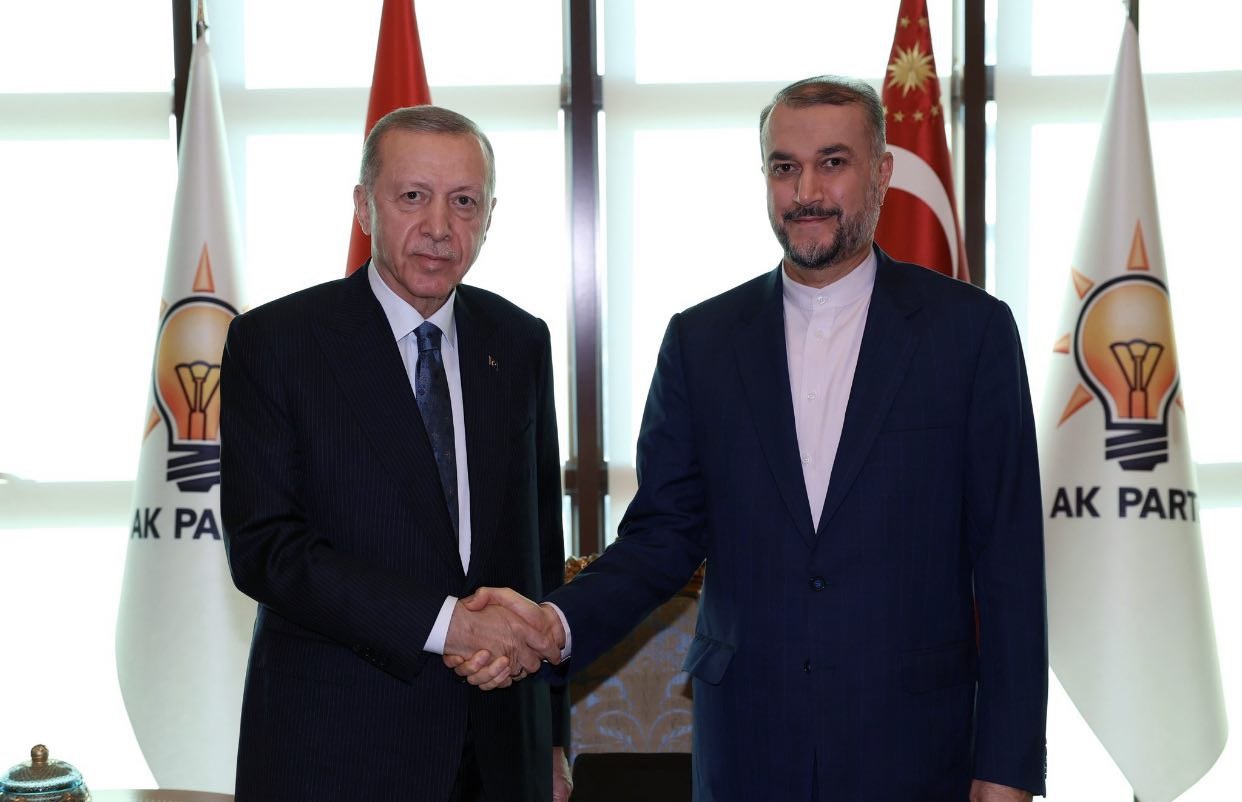 دیدار امیرعبداللهیان با رئیس‌جمهور ترکیه