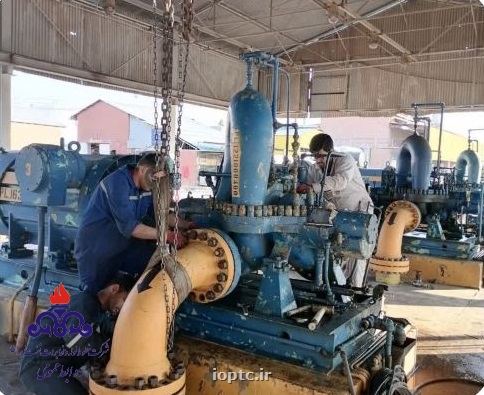 تعویض پمپ شماره 3 مرکز انتقال نفت شهید زنگنه(سبزآب) تعویض پمپ شماره 3 مرکز انتقال نفت شهید زنگنه(سبزآب)