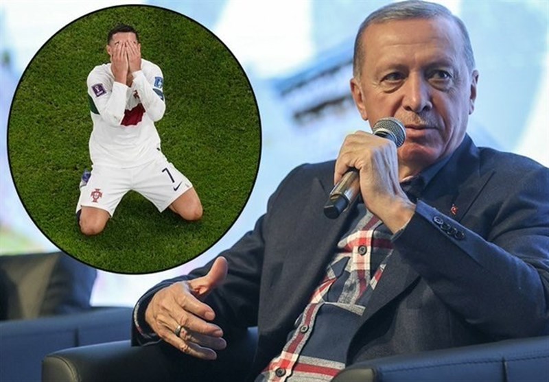 اردوغان: نیمکت‌نشینی‌ «رونالدو» در جام جهانی سیاسی بود!