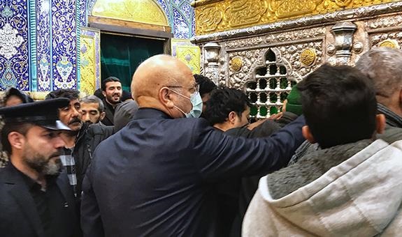قالیباف وارد قم شد
