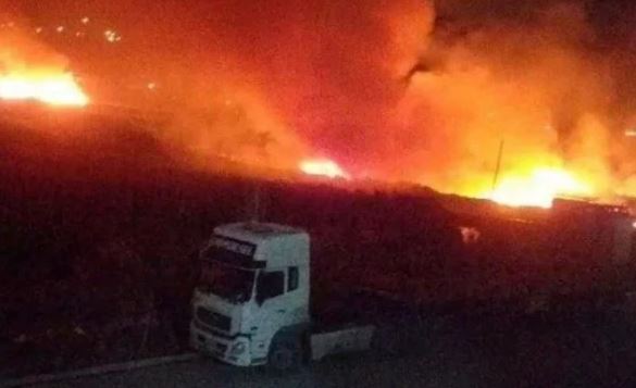حمله پهپادی به ۳ کامیون حامل مواد غذایی ایران در مرز سوریه
