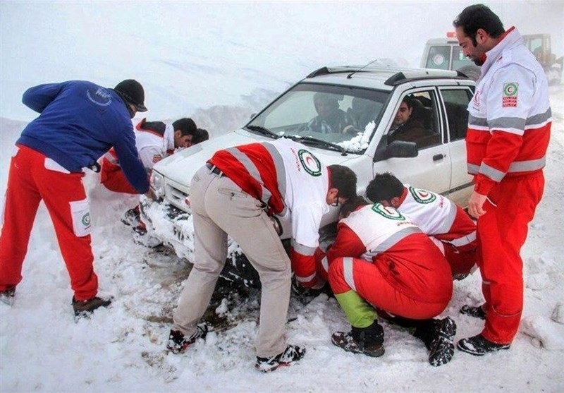 آماده‌باش برفی در اصفهان