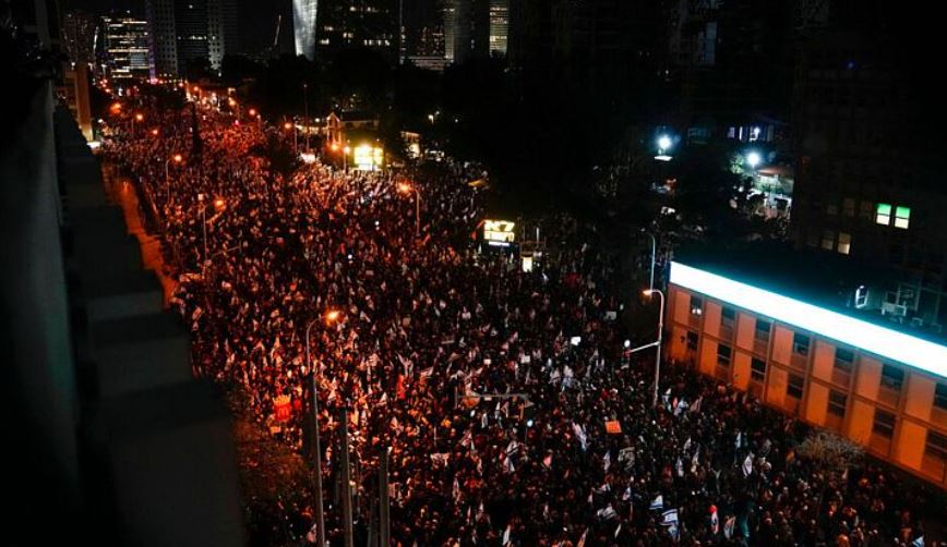 تظاهرات ده‌ها هزار اسرائیلی علیه دولت نتانیاهو