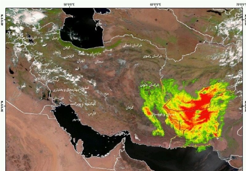 گردوخاک در سیستان و بلوچستان