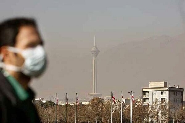 افزایش آلودگی هوای تهران و احتمال ریزش بهمن
