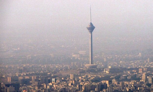 کیفیت ناسالم هوای تهران برای گروه‌های حساس