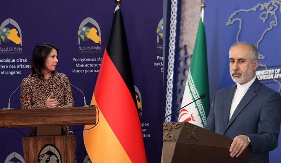 پاسخ کنعانی به اظهارات بربوک؛ دولت آلمان از تروریست‌ها حمایت می‌کند