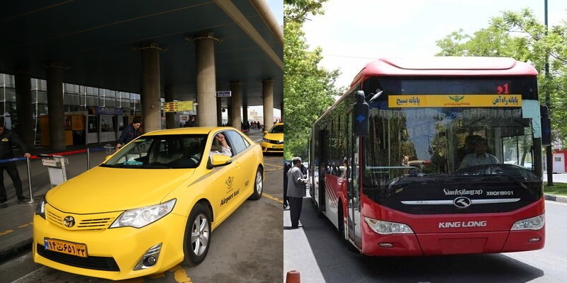 افزایش ۴۰ و ۴۵ درصدی کرایه اتوبوس و تاکسی در تهران!