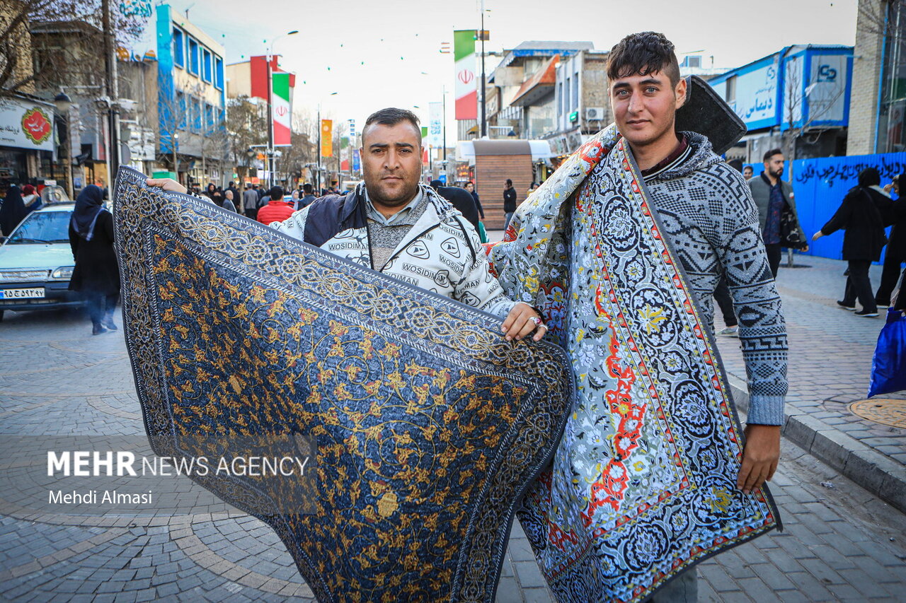 کوچه و بازار زنجان در آستانه نوروز/ گزارش تصویری