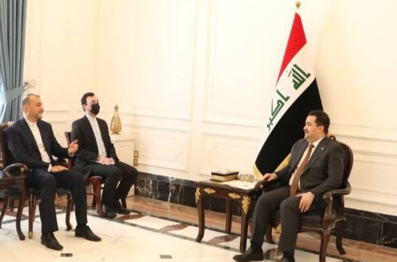 دیدار امیرعبداللهیان با نخست‌وزیر عراق