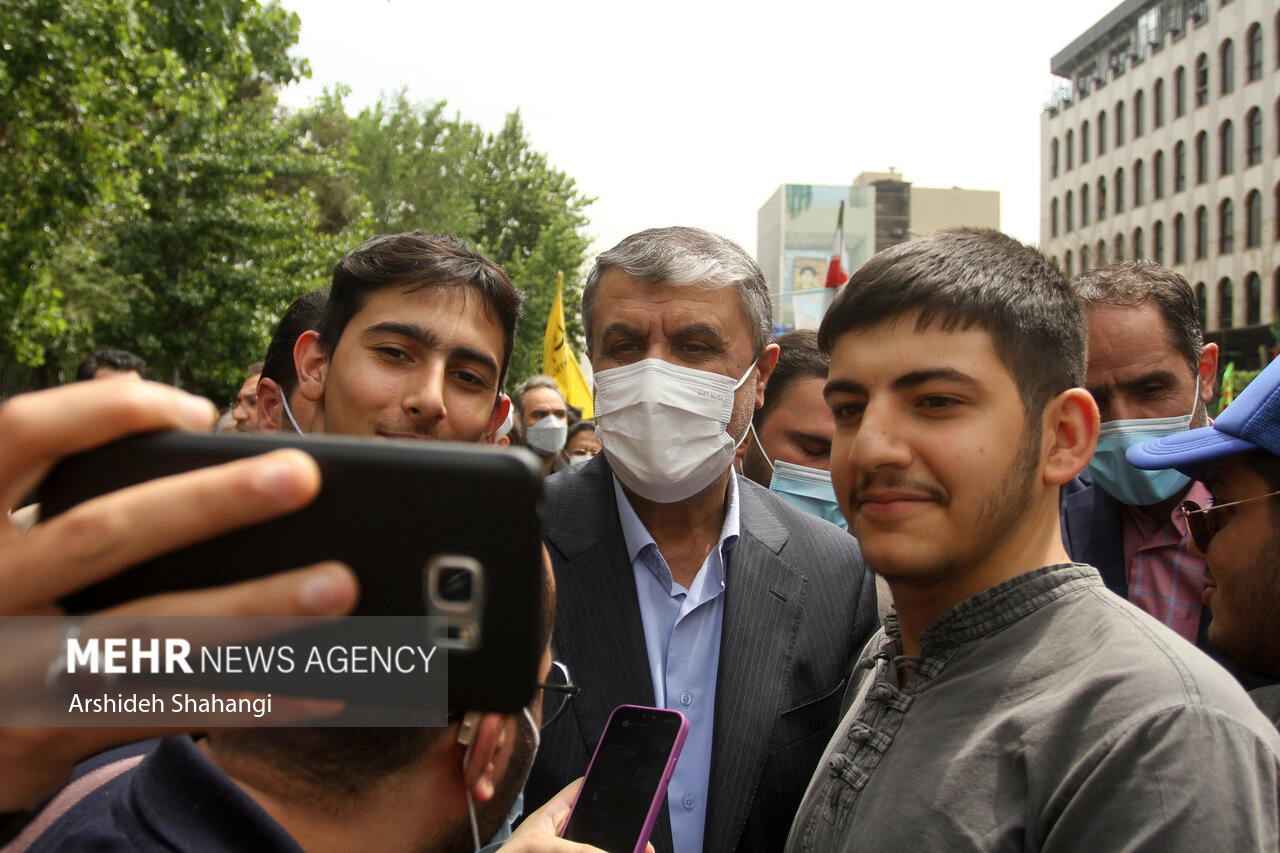 راهپیمایی روز قدس در تهران/ گزارش تصویری