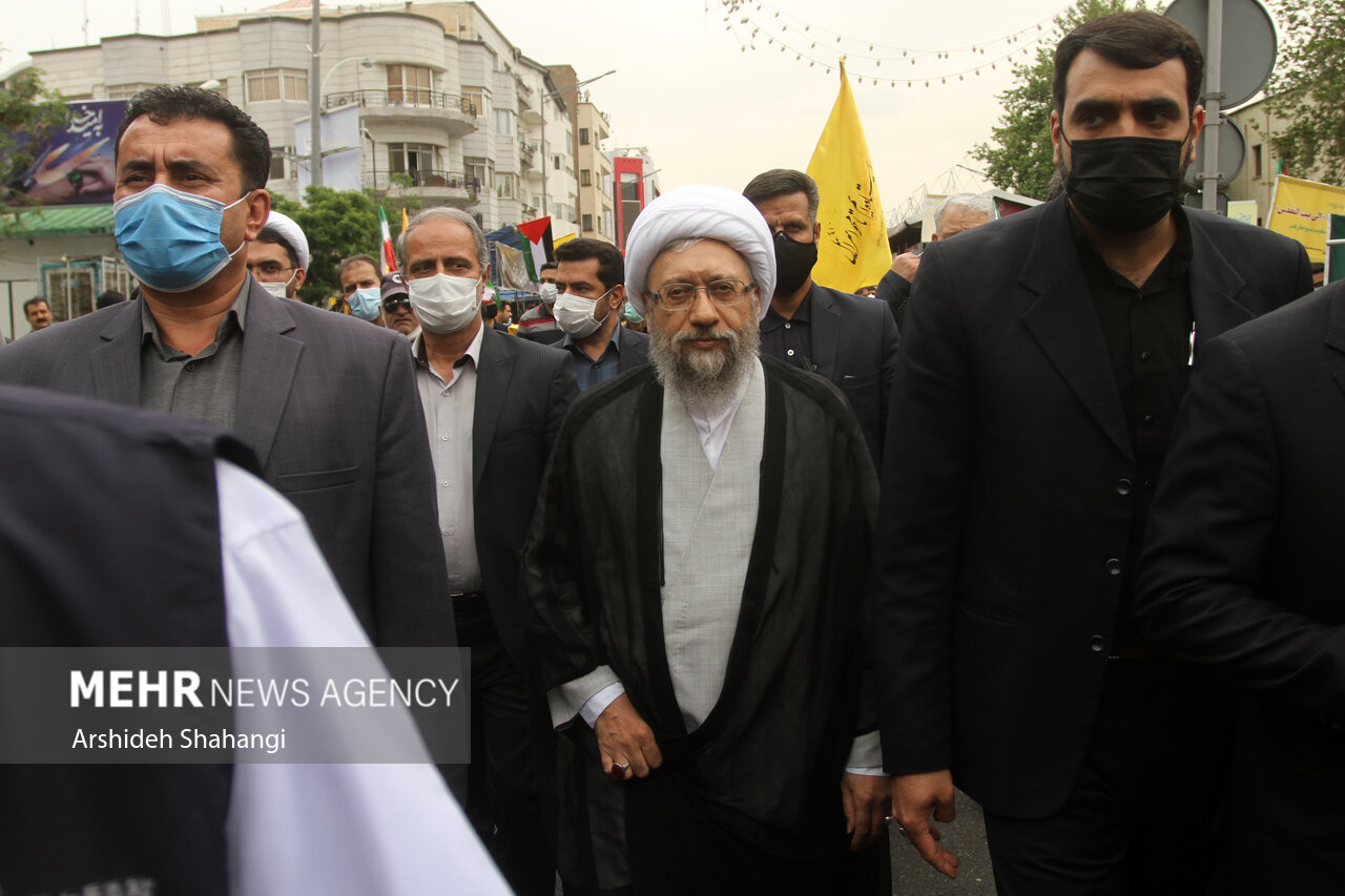 راهپیمایی روز قدس در تهران/ گزارش تصویری