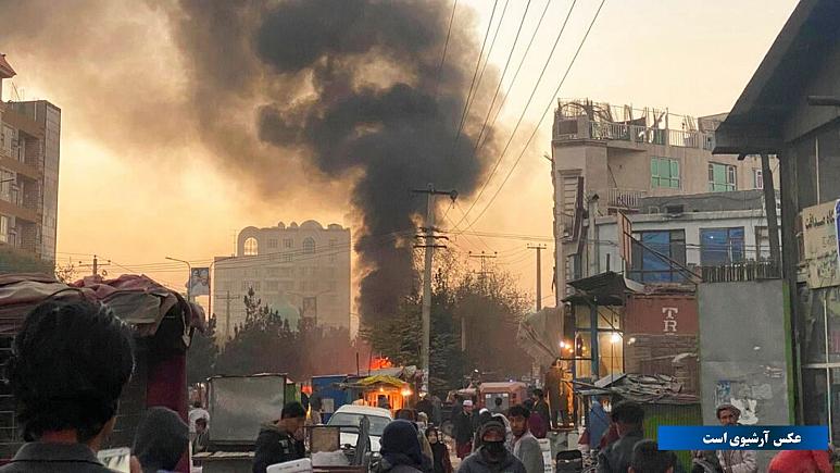 داعش مسئولیت انفجار اتوبوس بمب‌گذاری شده در کابل را پذیرفت