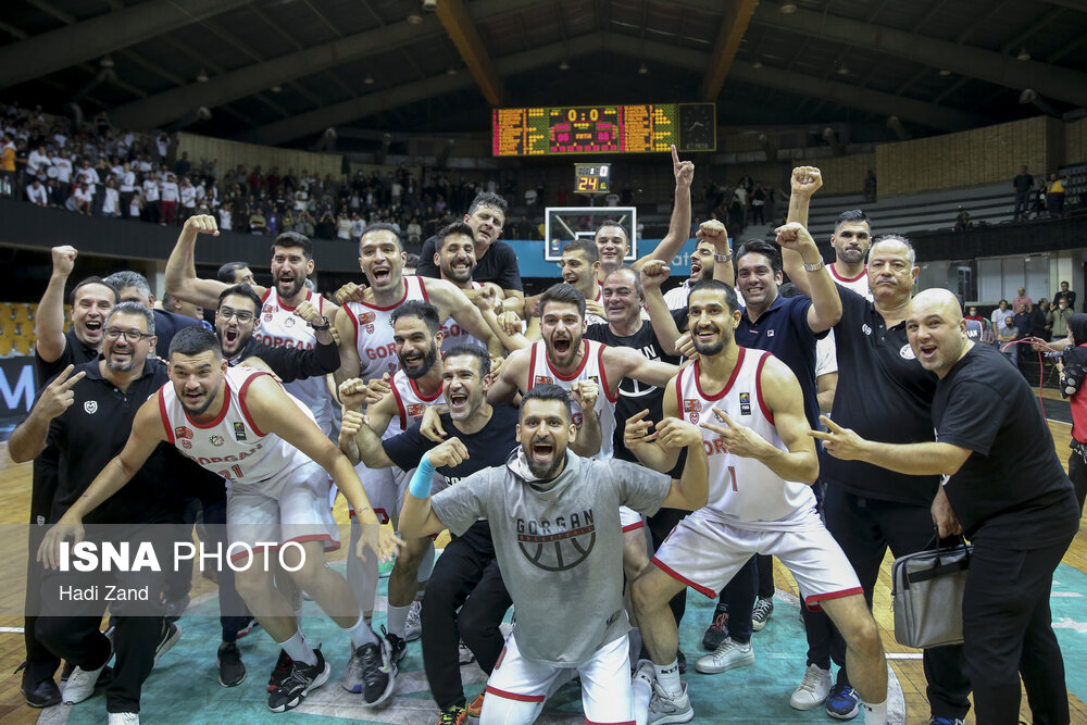 قهرمانی شهرداری گرگان در لیگ برتر بسکتبال/ گزارش تصویری