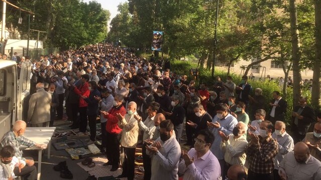 نماز عید سعید فطر در تهران اقامه شد