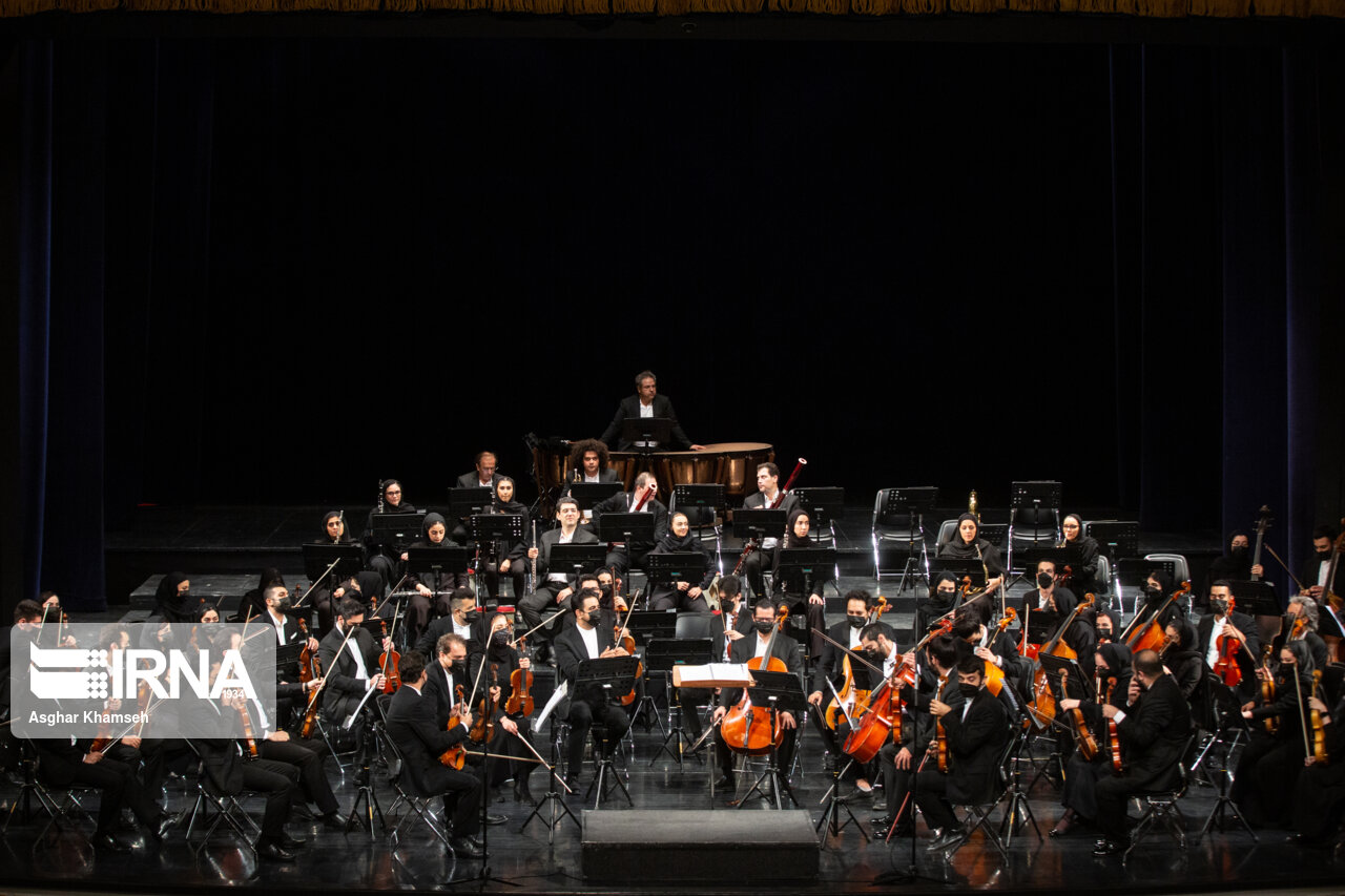 اجرای ارکستر سمفونیک تهران/ گزارش تصویری