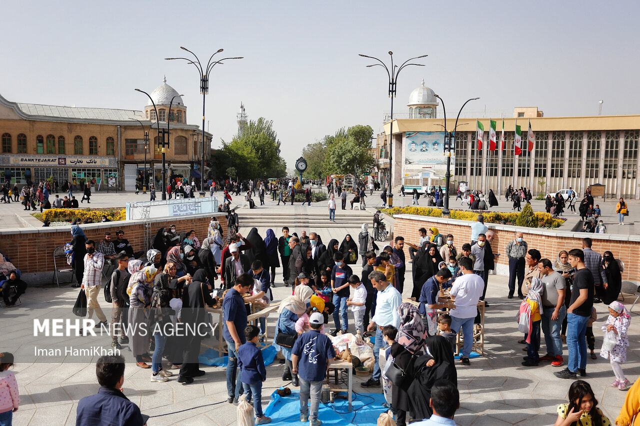 کارگاه سفالگری برای کودکان در همدان/ گزارش تصویری