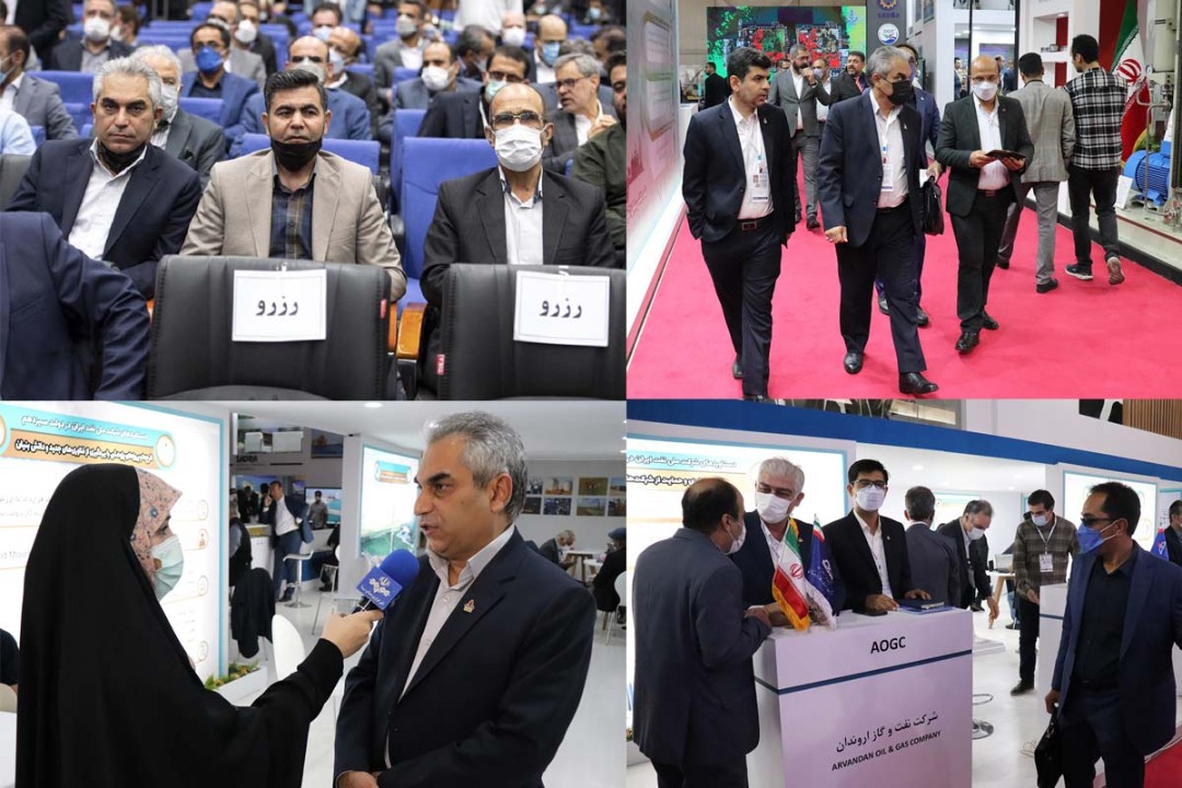 حضور مدیرعامل شركت نفت و گاز اروندان در افتتاحیه و نخستین روز بیست و ششمین نمایشگاه صنعت نفت تهران