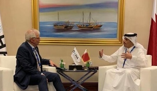 رایزنی وزیر خارجه قطر با بورل درباره «برجام»