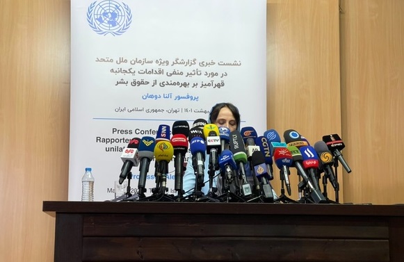 گزارشگر ویژه سازمان ملل: گزارش ٨ صفحه‌ای بررسی آثار تحریم‌ها علیه مردم ایران در اختیار رسانه‌ها قرار خواهد گرفت