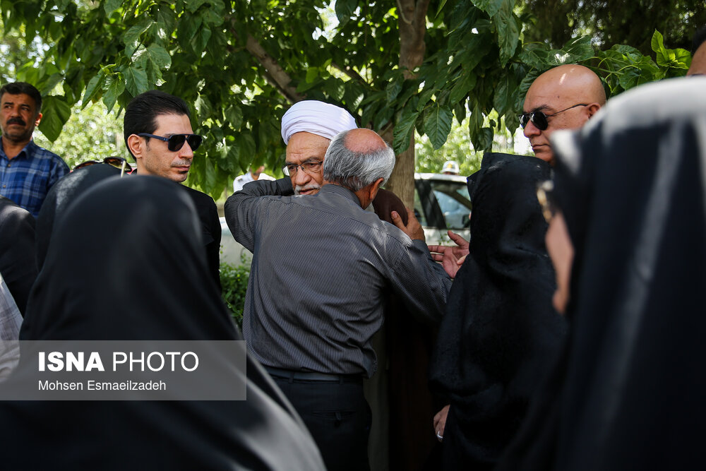 مراسم تشییع پیکر مهدی صباغی/ گزارش تصویری