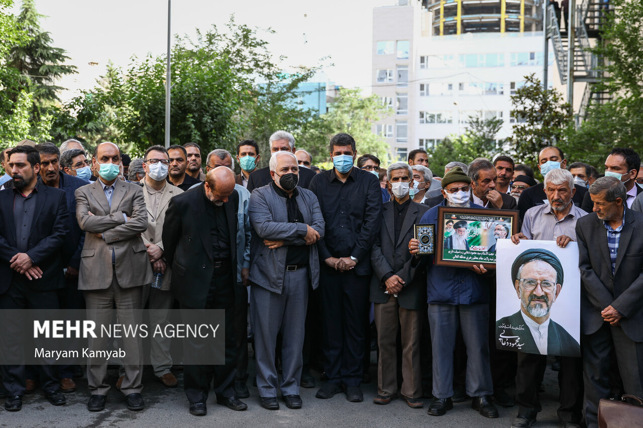 مراسم تشییع پیکر مرحوم «دعایی»/ گزارش تصویری