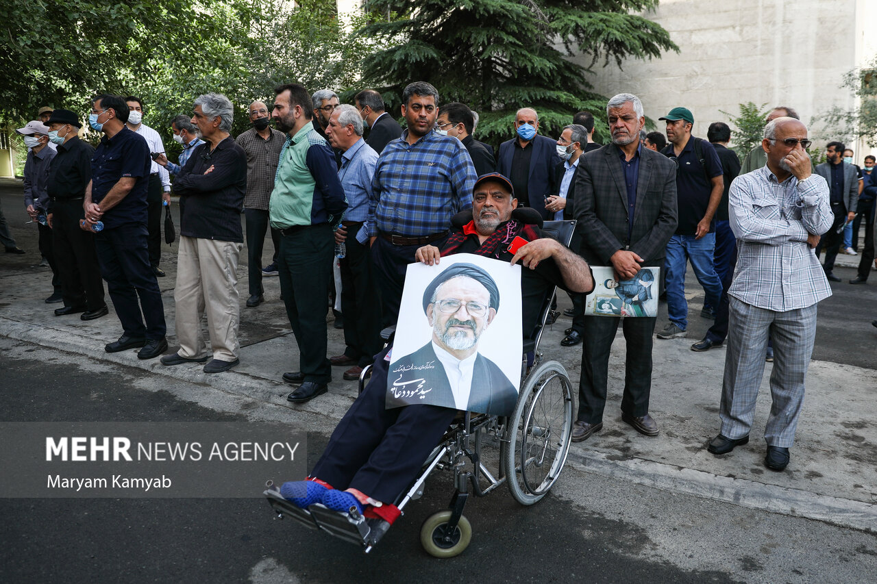 مراسم تشییع پیکر مرحوم «دعایی»/ گزارش تصویری
