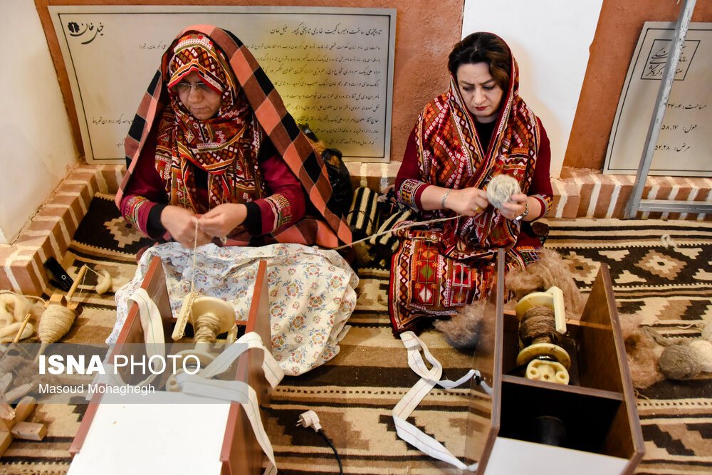 فرش خودرنگ ایل سنگسری/ گزارش تصویری