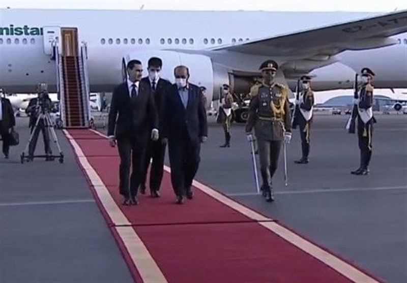 رئیس‌جمهور ترکمنستان وارد ایران شد