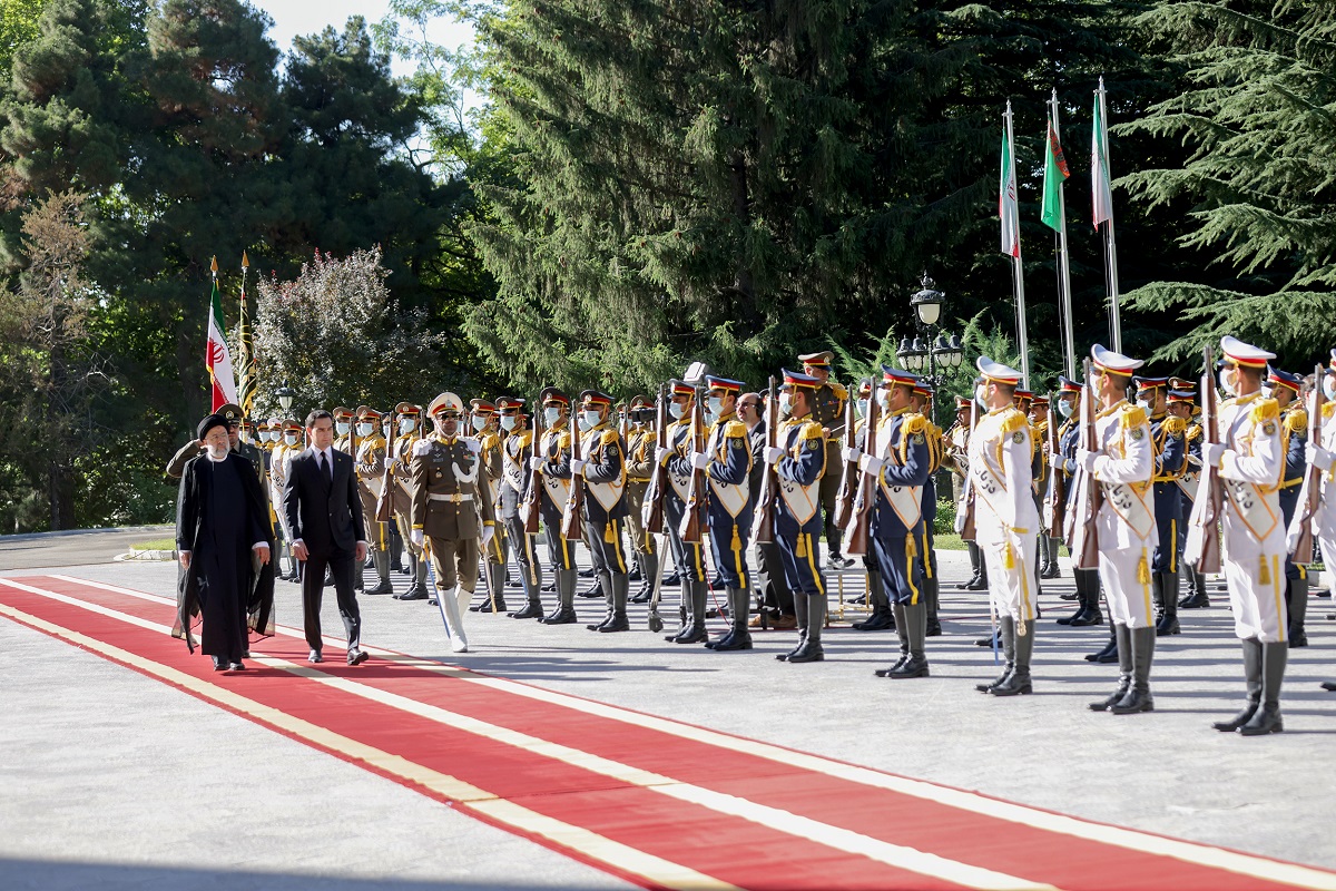استقبال رسمی رئیس‌جمهور از «محمداف»