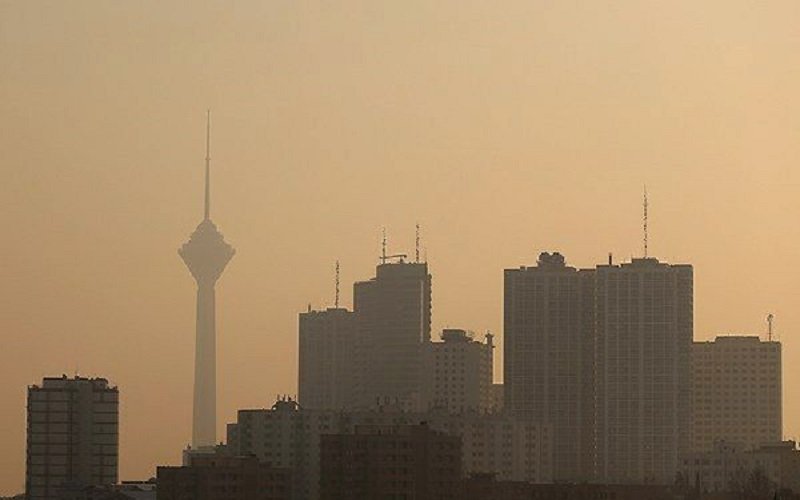 خیزش گرد و غبار و کاهش کیفیت هوای تهران