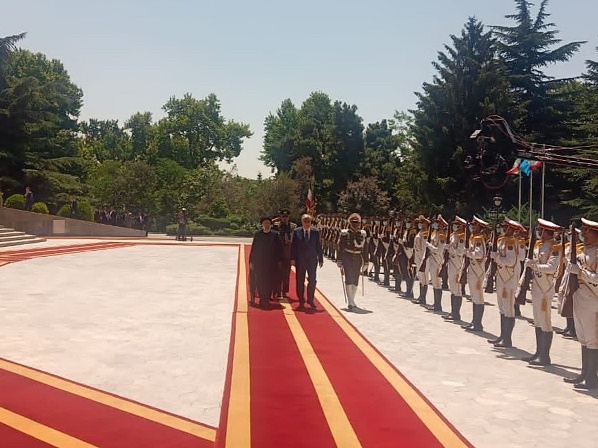 استقبال «رئیسی» از رئیس‌جمهور قزاقستان