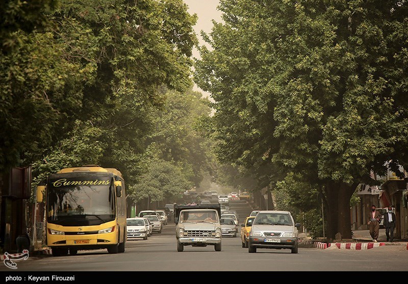 آلودگی هوای سنندج/ گزارش تصویری