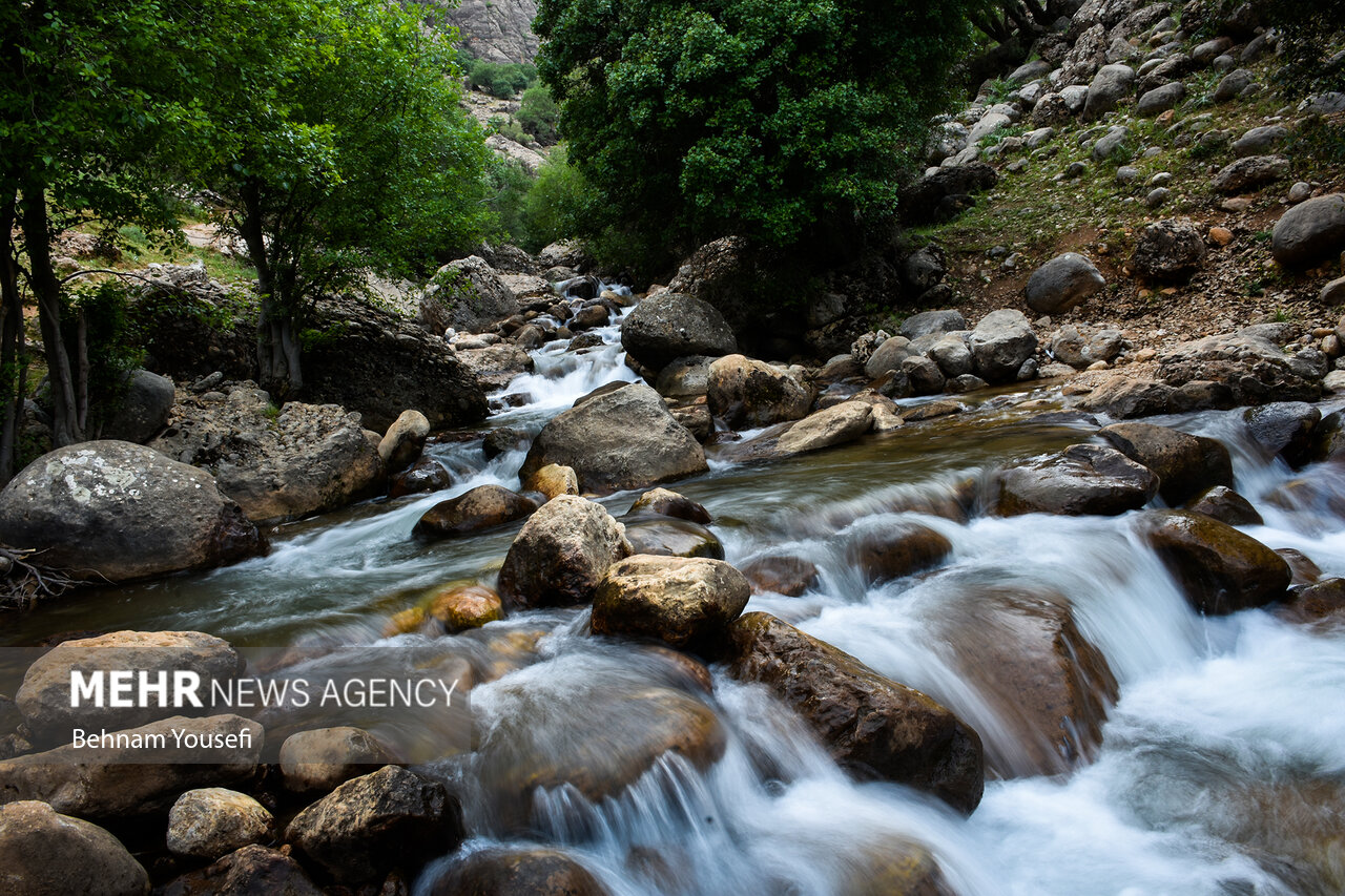 آبشار «ازنادر» لرستان/ گزارش تصویری