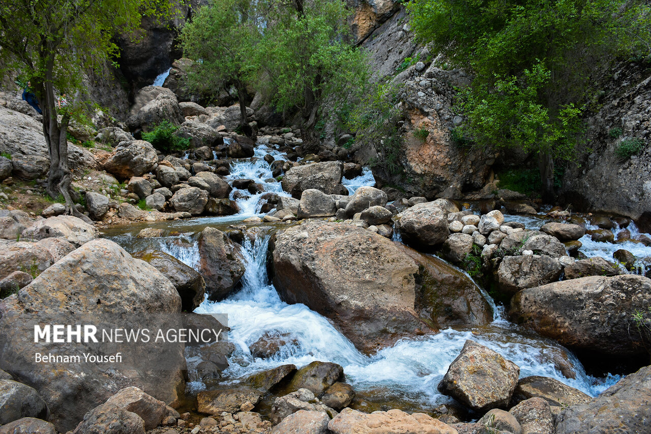 آبشار «ازنادر» لرستان/ گزارش تصویری