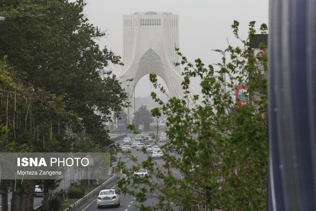 کیفیت هوای ۱۶ ایستگاه تهران در وضعیت «قهوه‌ای»