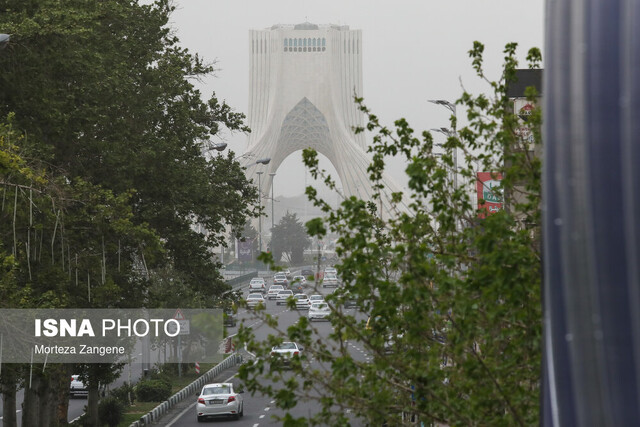 کیفیت هوای ۱۶ ایستگاه تهران در وضعیت «قهوه‌ای»