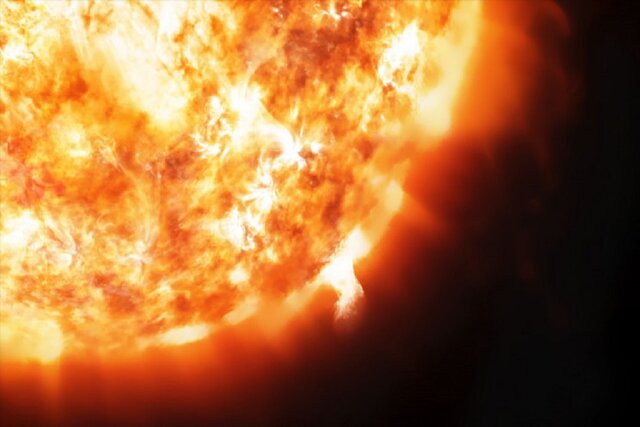 انفجار قریب الوقوع یک لکه خورشیدی بسیار بزرگ