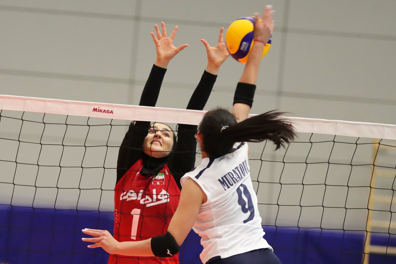 والیبال جوانان دختر آسیا؛ پیروزی مقتدرانه ایران برابر قزاقستان