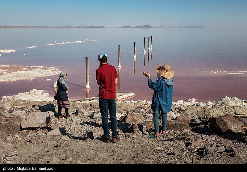 وضعیت قرمز دریاچه ارومیه/ گزارش تصویری