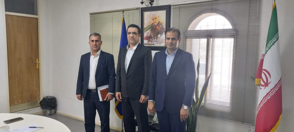 حضور رئیس محترم حوزه غرب اهواز بانک ملی ایران در گروه ملی صنعتی فولاد ایران