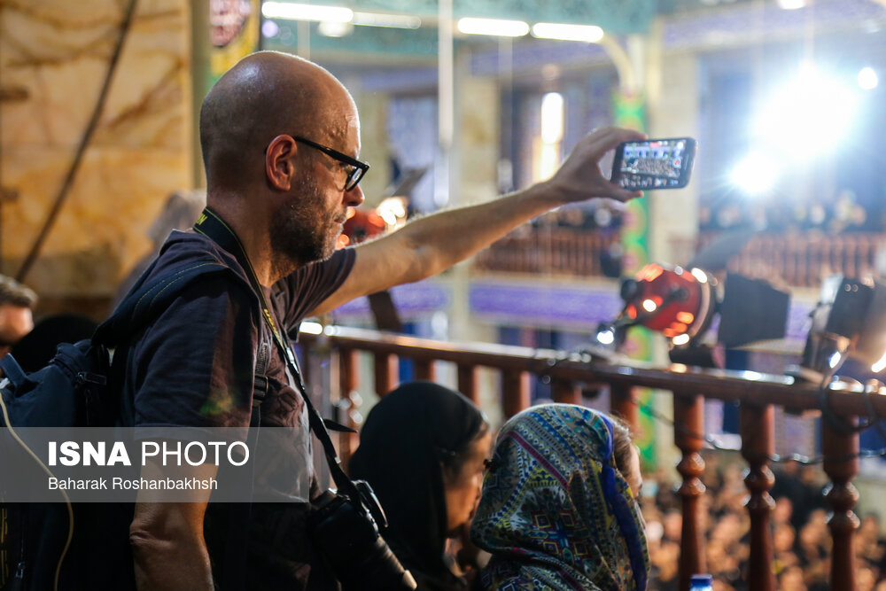 گردشگران خارجی در آیین‌های محرم «یزد»/ گزارش تصویری