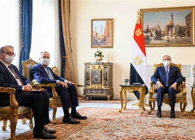دیدار‌های لاوروف با رئیس جمهور و وزیر خارجه مصر