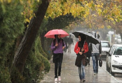 هشدار هواشناسی درباره بارش باران و رعد و برق در 10 استان