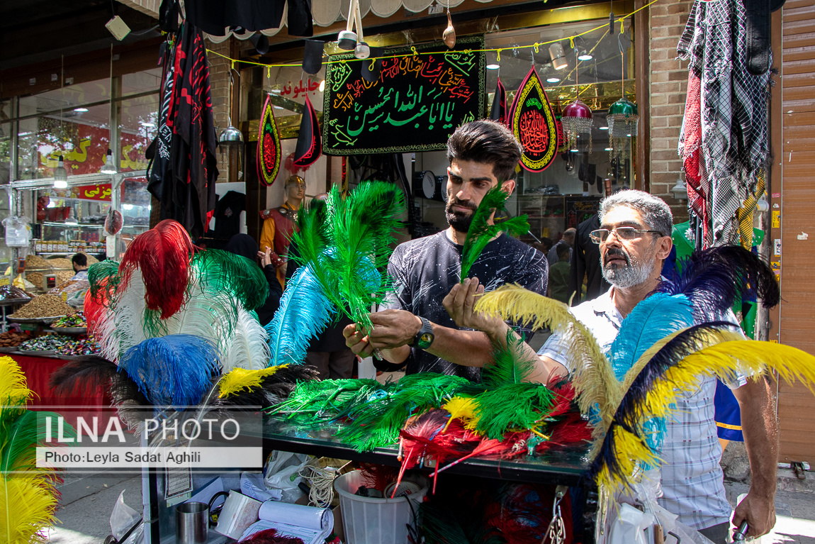 عطر محرم در خیابان‌های تهران/ گزارش تصویری