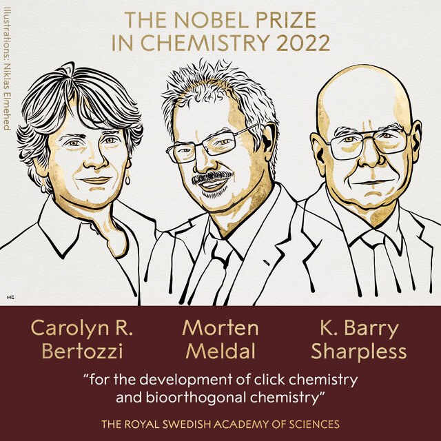 ۳ دانشمند برنده جایزه نوبل شیمی شدند