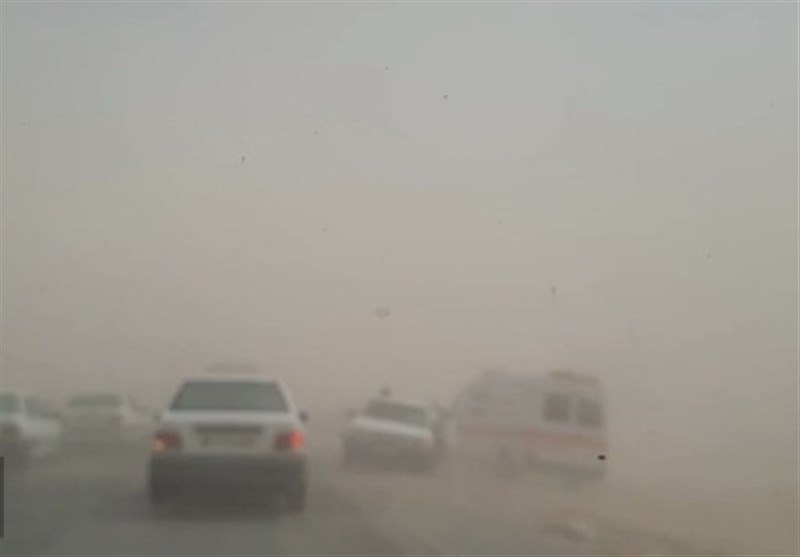گرد و غبار آسمان «خوزستان» را فرا گرفت!