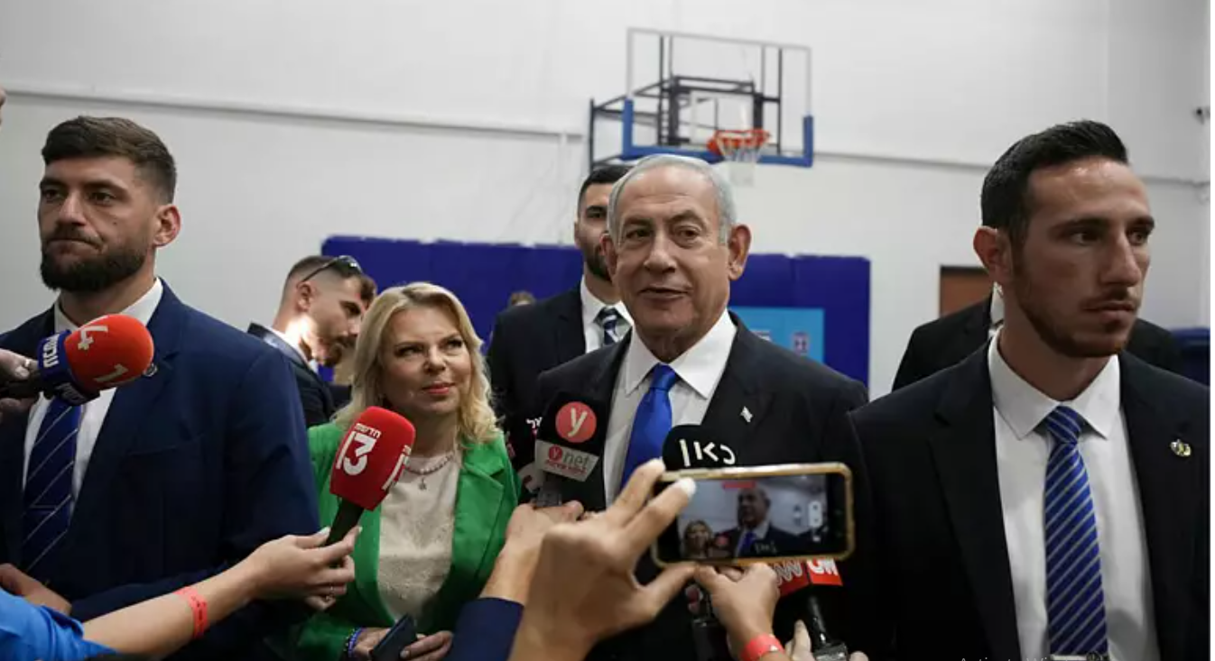 حزب نتانیاهو در صدر و در آستانه کسب اکثریت کرسی‌ها قرار گرفت