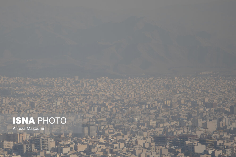 شرایط ناسالم هوای تهران/ گزارش تصویری